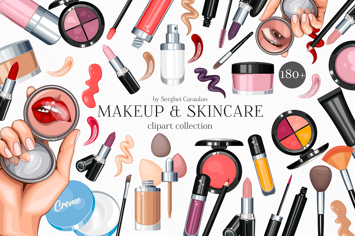 Makeup Clipart Collection, an Illustration by Serghei Caraulan (Photo 1 of 4)