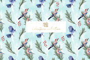 Watercolor Christmas clip art set, an Illustration by WonderWonder (Thumbnail 13 of 21)
