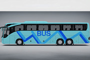 City Coach Bus Mockup Template, an Advertising Mockup by graphypix (Thumbnail 1 of 4)