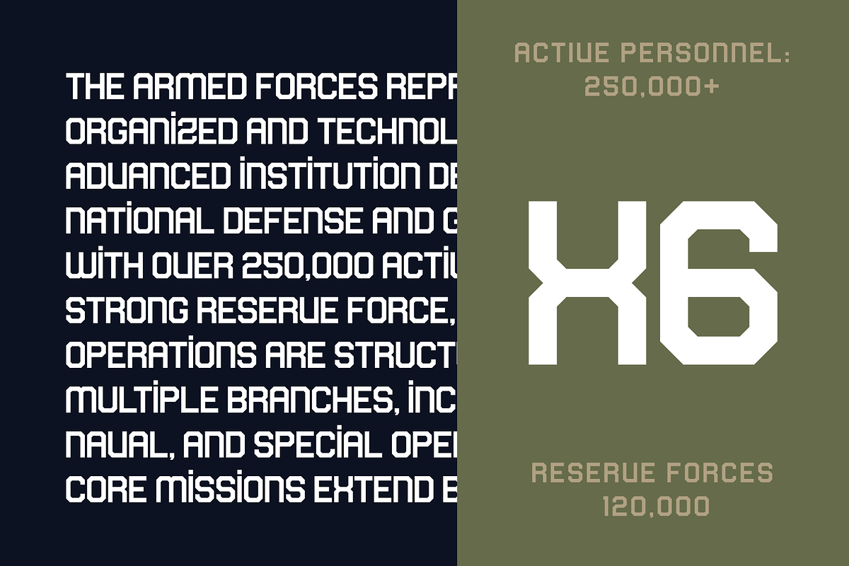 Soldier Multilingual Typeface