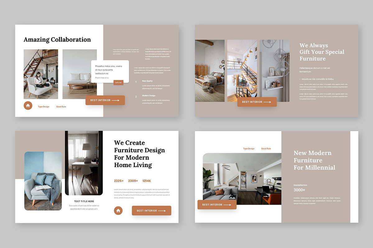 Furniture Google Slides Template, a Presentation Template by rudiSasori (Photo 6 of 9)