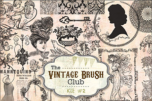 40 Vintage Brushes #2