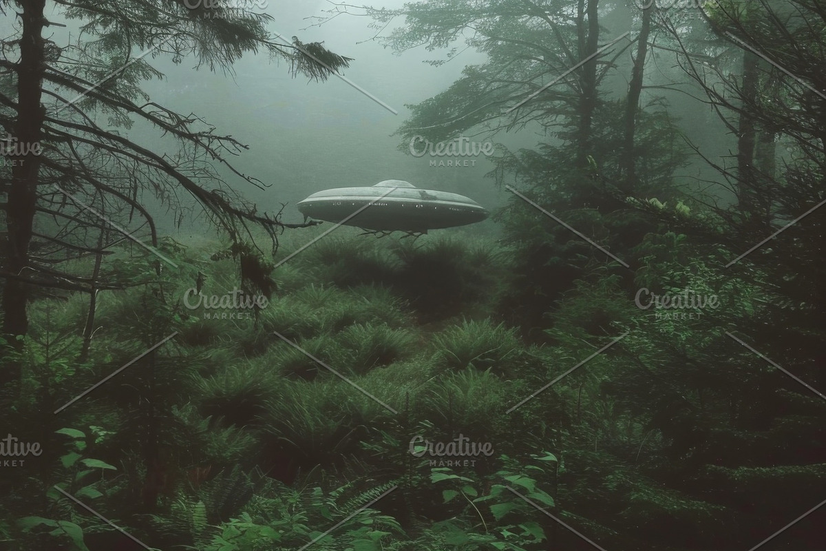 97 UFO objects flying in the sky, a Transportation Photo by Handmadefont (Photo 26 of 101)