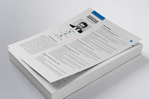 Professional Resume/CV Template, a Resume Template by HueNestify