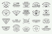 Vintage butchery emblems, a Branding & Logo Template by AkimD (Thumbnail 6 of 15)