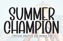 Summer Champion | Script Font