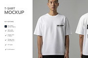 Back & Front View T-Shirt Mockup, a Product Mockup by graphypix (Thumbnail 2 of 4)