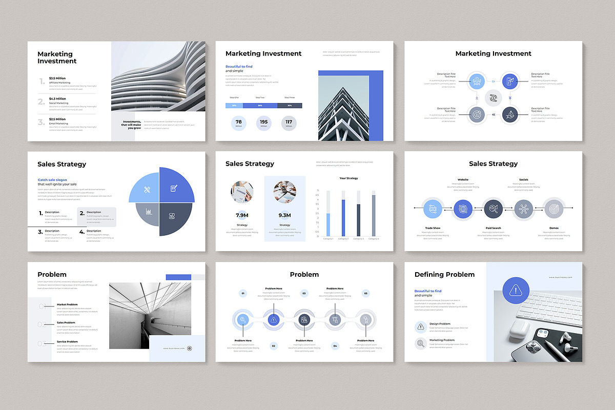 Pitch-Deck Presentation Template, a Presentation Template by GenerousArt (Photo 19 of 38)