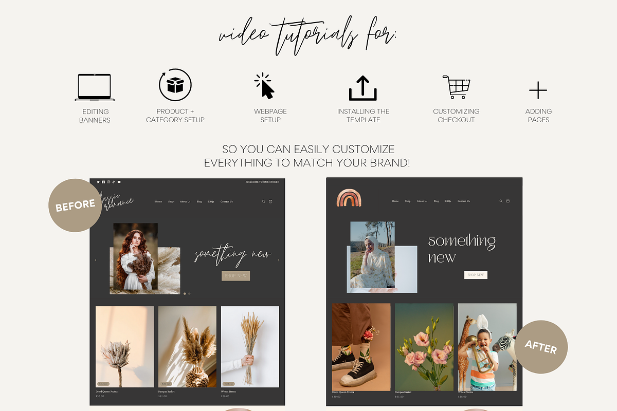 Shopify Template | Classic Romance, a Templates & Theme by Easy Website Themes (Photo 8 of 9)