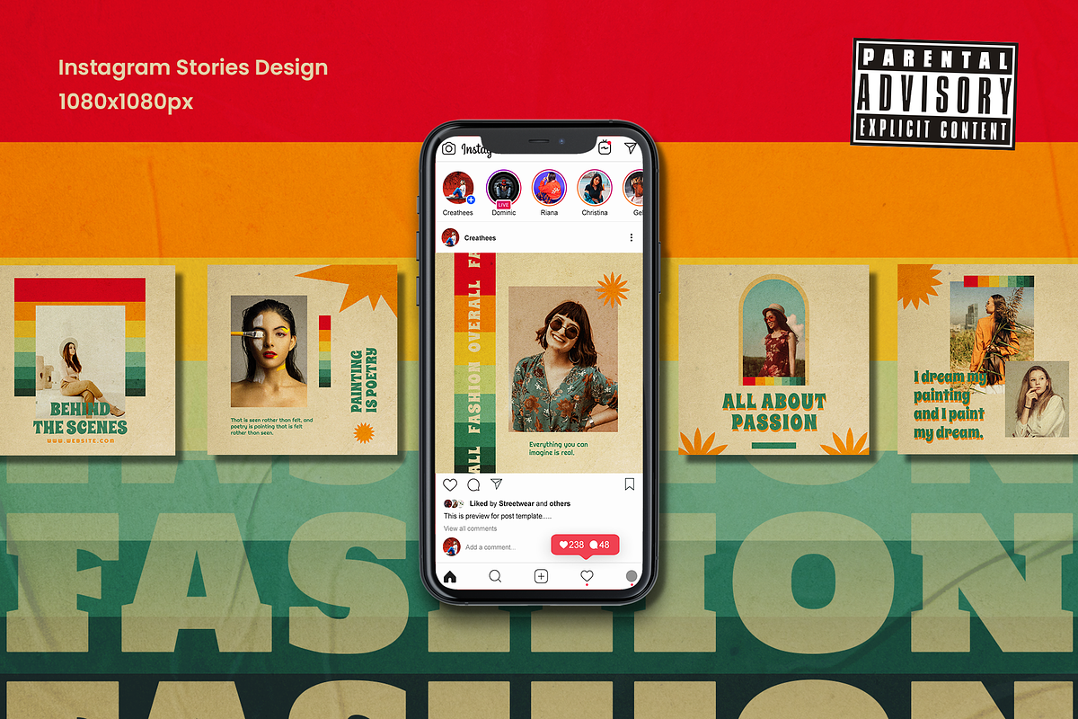 Minico Instagram Template, a Social Media Template by Creatchees.std (Photo 3 of 5)