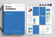 Brand Guidelines Template, a Brochure Template by DesignCrest (Thumbnail 1 of 14)