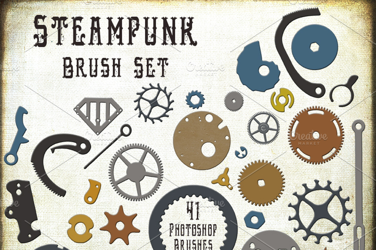 Steampunk Watch & Gear Brushes +, a Brush Add-On by Lone Star I&D (Photo 1 of 5)