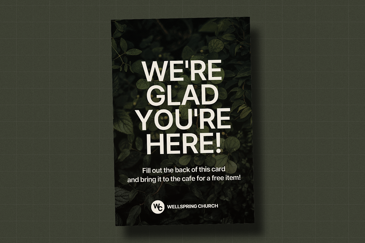 Modern Church Membership Cards, a Card Template by JD Designs (Photo 3 of 4)