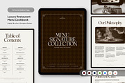 Restaurant Brochure Dark Edition, a Brochure Template by productype1 (Thumbnail 1 of 6)