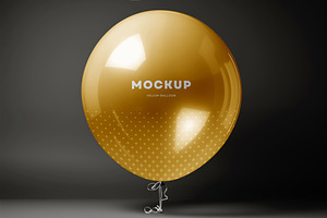 Helium Balloons Mockup