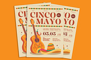Cinco De Mayo Party Flyer, a Flyer Template by Gumico Studio. (Thumbnail 2 of 3)
