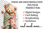 Mother’s Day Teddy Bear Clipart, an Illustration by Daily.Designs (Thumbnail 2 of 8)