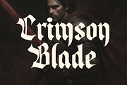 Broken Shield a Gothic Blackletter, a Blackletter Font by Blankids Studio (Thumbnail 2 of 12)