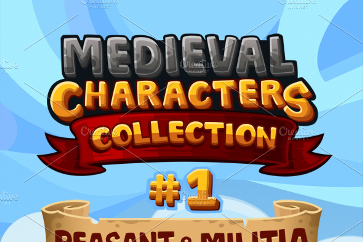 Game Sprites Characters Collection 1, an Illustration by Saranai Store