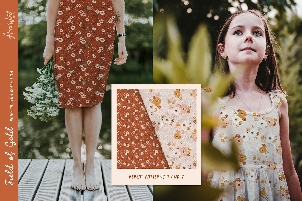 Boho Pattern Collection, a Pattern Graphic by Flora Wild Designs (Photo 2 of 6)