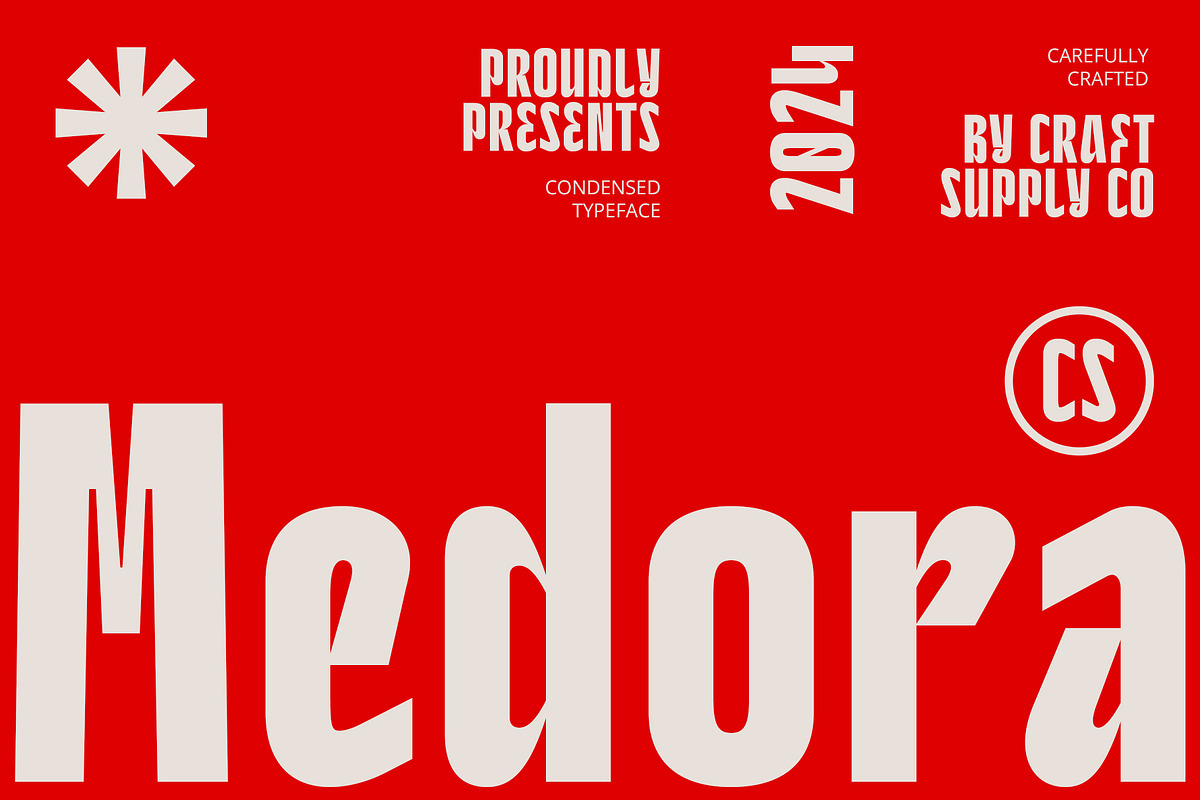 CS Medora – Condensed Font, a Sans Serif Font by Craft Supply Co. (Photo 1 of 8)