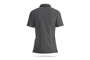 Black Women's Polo Shirt 3D Model, an Object 3D Model by rebrandy (Thumbnail 2 of 9)