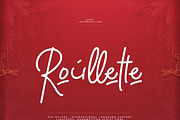 Roullette Handwritten Script Font, a Script Font by infernostudio3 (Thumbnail 1 of 11)