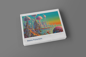 Retro Futurism Landscapes Collection