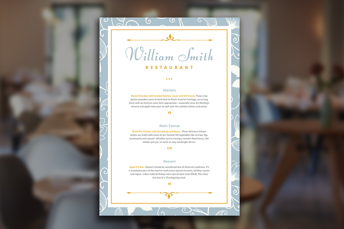 Elegant Menu Bundle (10 Templates), a Templates & Theme by Carlos Fernando (Photo 5 of 10)