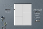 16x20 PSD Collage Template Bundle, a Templates & Theme by Paperweight Memories (Thumbnail 4 of 4)