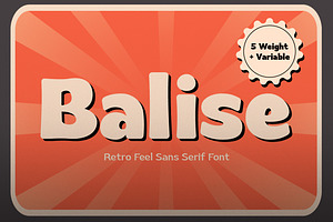 Balise - Retro Vintage Font Family