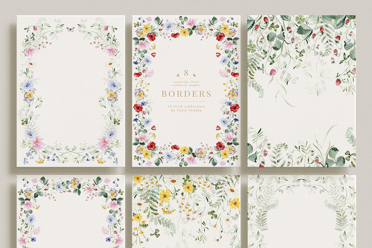 Wildflower Forest Floral Flower Set, a Decorative Illustration by Veris Studio (Photo 15 of 19)