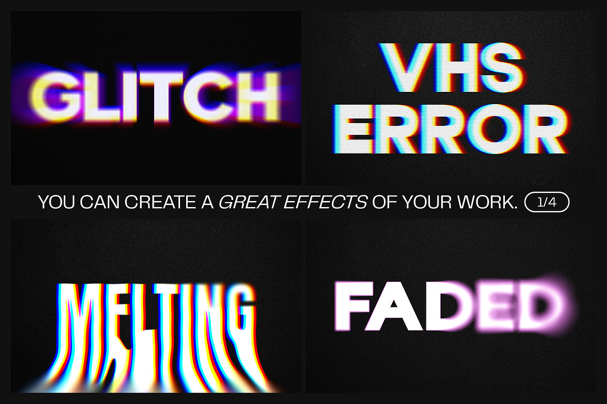 12 Text Effect Templates, a Layer Style Add-On by iDoodle Studio (Photo 3 of 6)