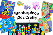 Masterpiece Kids Crafts, an Education Illustration by DRAWINART (Thumbnail 1 of 6)