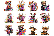 Woodland School Clipart Design, a Seasonal Illustration by Designking (Thumbnail 2 of 5)