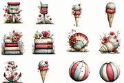 Whimsical Summer Clipart, an Illustration by Designworld (Thumbnail 3 of 5)