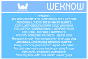 Thinking Numbers font, a Sans Serif Font by weknow (Thumbnail 6 of 8)