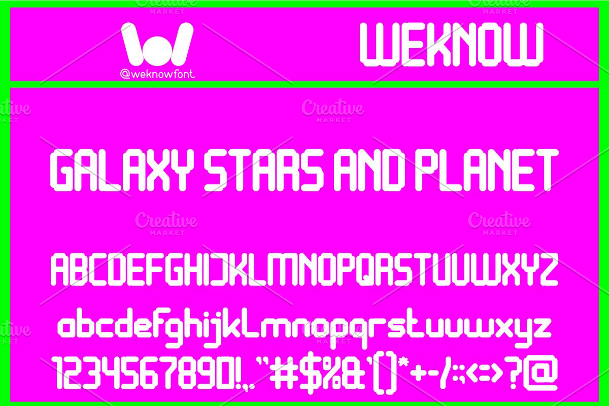 Video Games font, a Font by weknow (Photo 3 of 8)