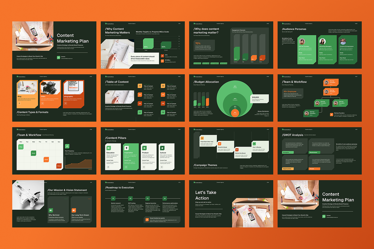 CreativaStd - Content Marketing Plan preview 3
