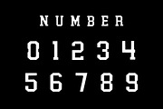 Varsity Simple, a Slab Serif Font by Fourteen Letter (Thumbnail 2 of 9)