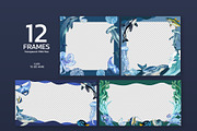 Blue Marine World Watercolor, an Animal Illustration by CreativeValuation (Thumbnail 4 of 12)
