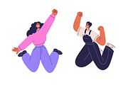 People jumping, celebrating success, a Person Illustration by Good Studio (Thumbnail 2 of 8)