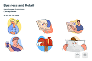 Business Doodle Line Icons, an Outline Icon by Vectopus.com (Thumbnail 2 of 3)