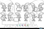 Old Elf Character In Black & White, an Illustration by DesignWolf (Thumbnail 2 of 2)