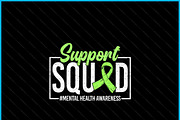 Support Squad MentalHealth Awareness, a Graphic by Creativeusart (Thumbnail 2 of 4)