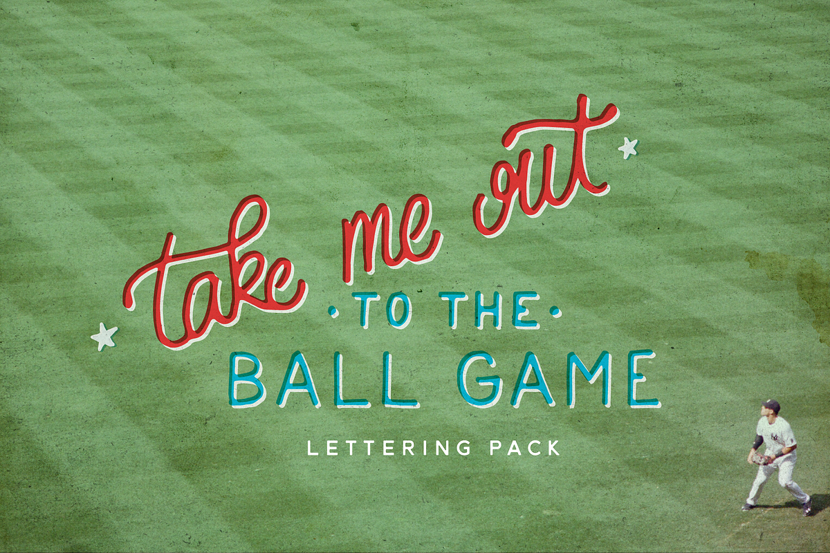Take Me Out to the Ball Game, a Sport Illustration by JoshuaRed Design (Photo 1 of 8)