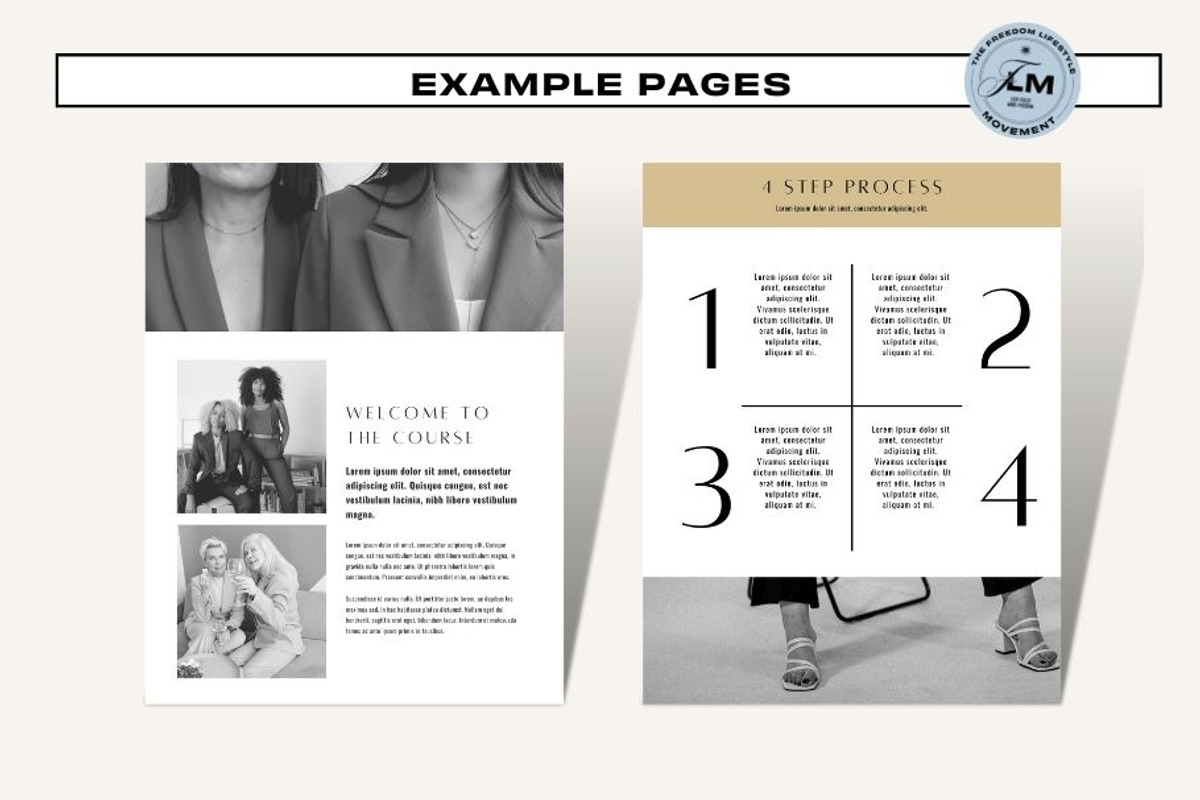 Course Workbook - Luxury CEO, a Social Media Template by Freedom Business Shop (Photo 4 of 11)