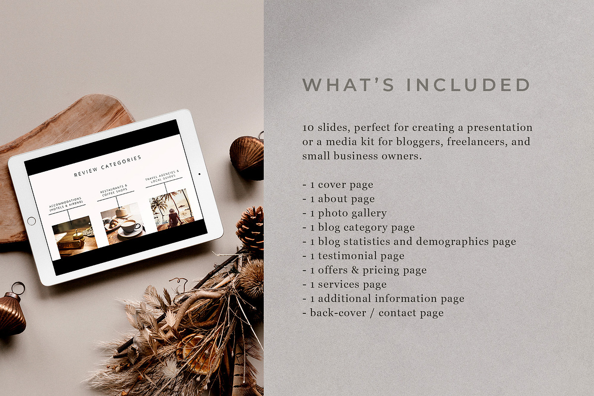 Media Kit Slide Deck in Canva, a Presentation Template by Studio Sugoi (Photo 2 of 5)