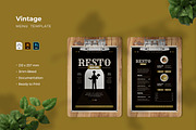 Vintage - Menu, a Print Template by VUNIRA (Thumbnail 1 of 3)