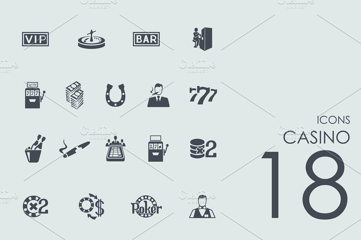18 casino icons, an Icon by Palau (Photo 1 of 2)